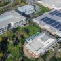 aerial shot industrial buildings bristol england 90x90